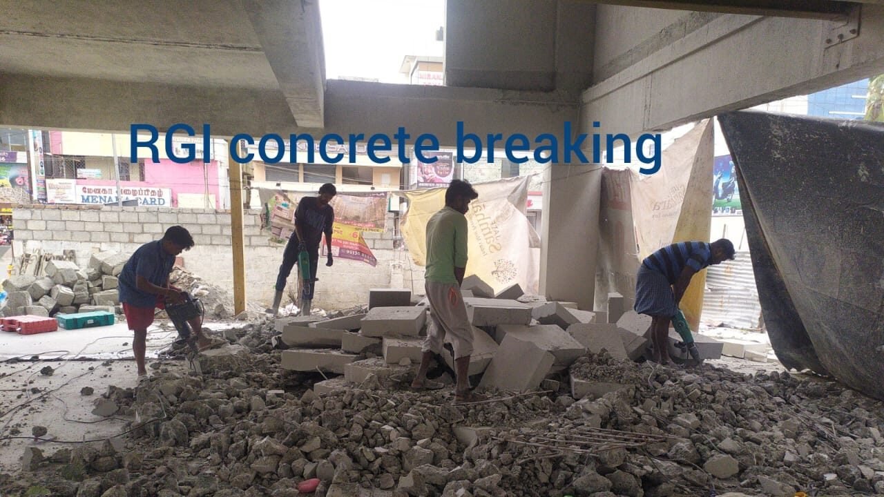 concrete breaking contractors in chennai